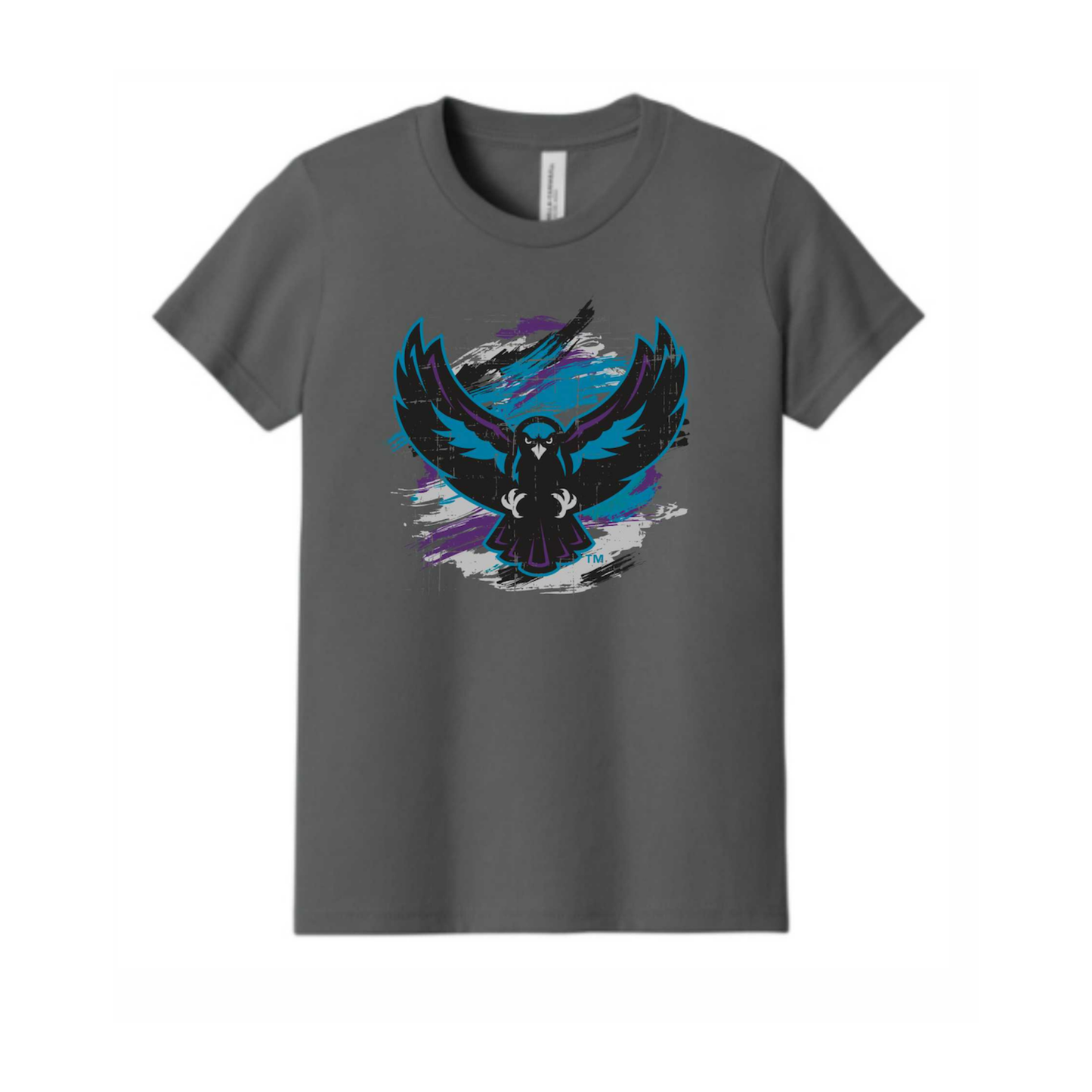 Brushstroke Hawk YOUTH Tee