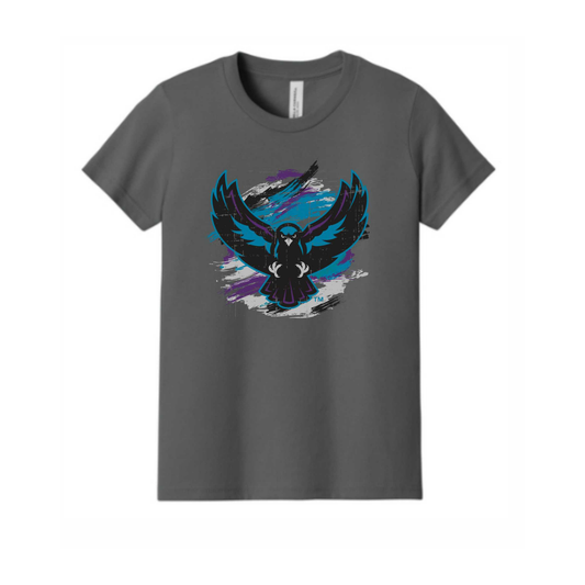 Brushstroke Hawk YOUTH Tee